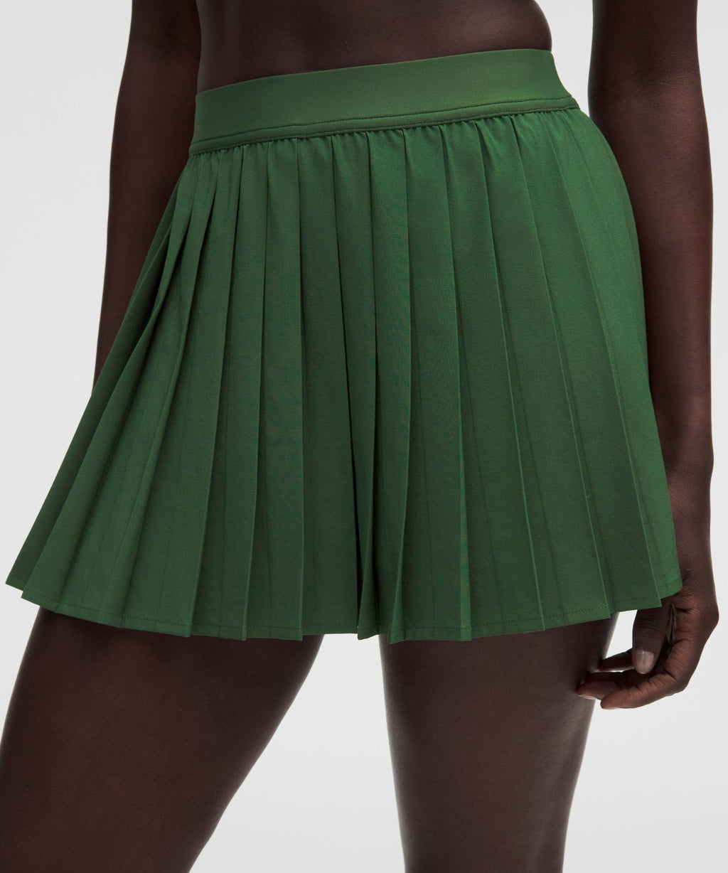 High-Rise Pleated Tennis Skirt Ivy Grove