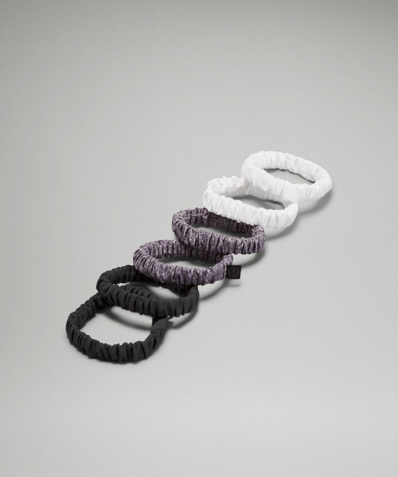 Skinny Scrunchies *6 Pack Black/Black/Heather Lux Multi Black/Heather Lux Multi Black/White/White