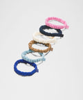 Skinny Scrunchies *6 Pack Beach Ball Blue/Club Blue/Seafoam/Sweet Sorbet/Sand/Coconut Ivory