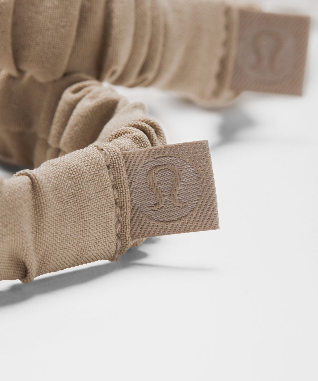 Skinny Scrunchies *6 Pack White/Wacky Khaki/Breakfast Tea