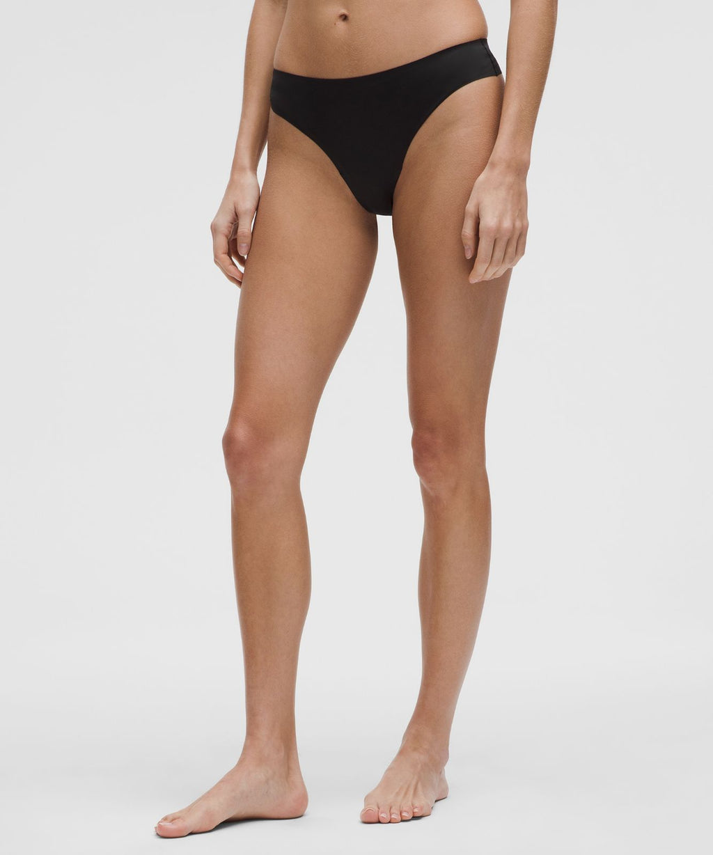 InvisiWear Mid-Rise Thong Underwear *3 Pack Black/Jumie Stripe White Vapor/Jumie Stripe Rhino Grey Black