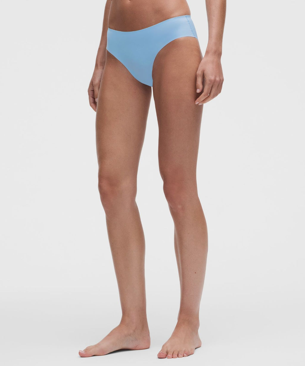 InvisiWear Mid-Rise Bikini Underwear *3 Pack Dreamy Blue/Light Ivory/Irregular Dotty Light Ivory Black