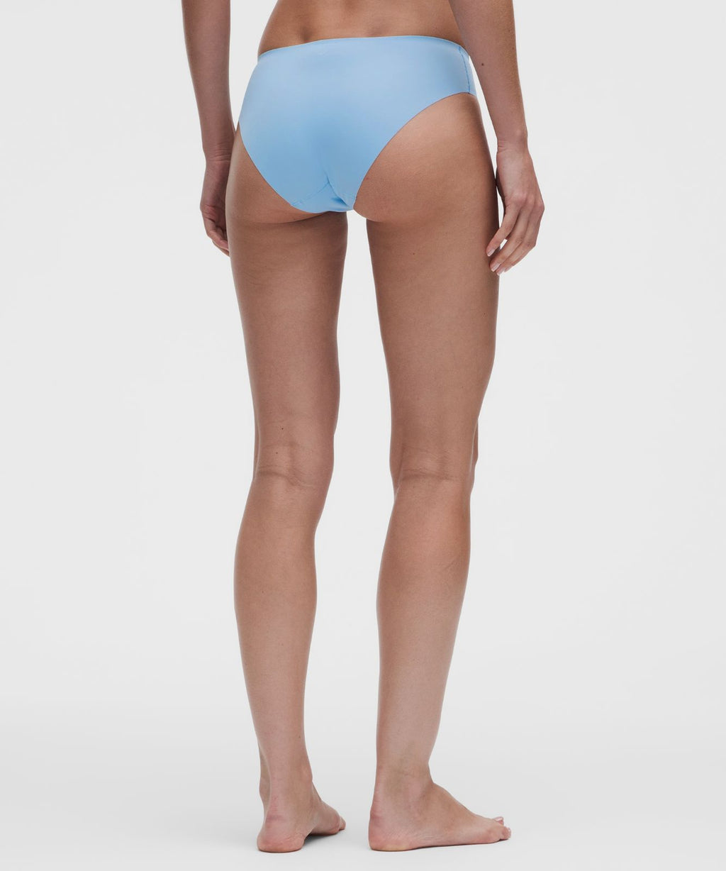InvisiWear Mid-Rise Bikini Underwear *3 Pack Dreamy Blue/Light Ivory/Irregular Dotty Light Ivory Black