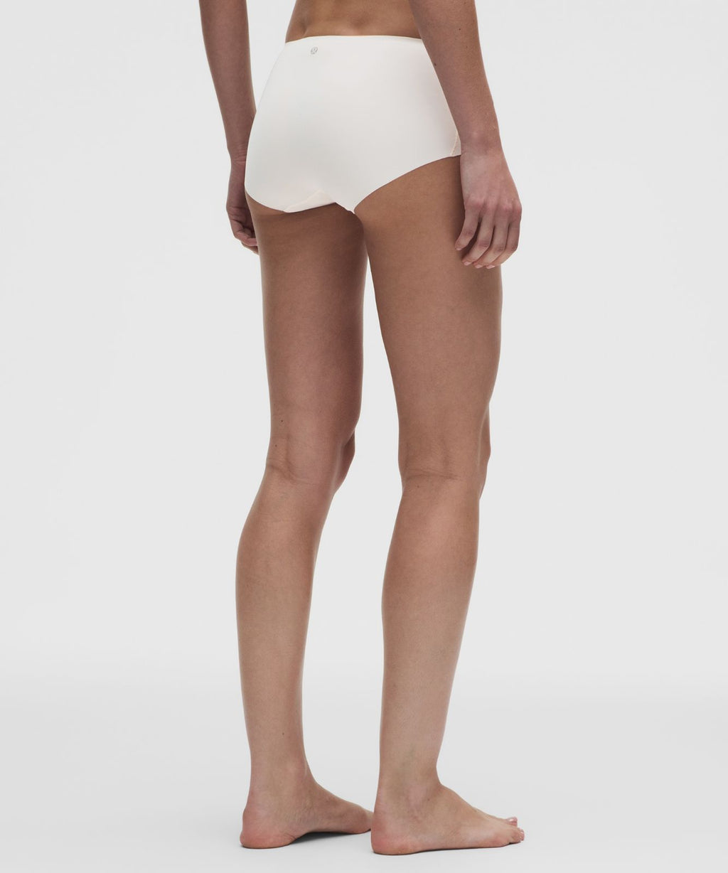 InvisiWear Mid-Rise Boyshort Underwear *3 Pack Black/Light Ivory/Lilac Play