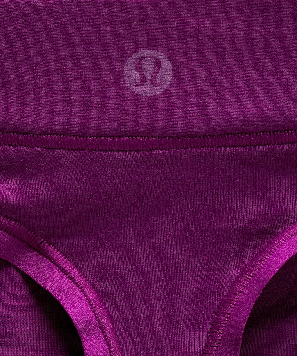 UnderEase Mid-Rise Thong Underwear *3 Pack Lavender Frost/Pink Organza/Chilled Grape