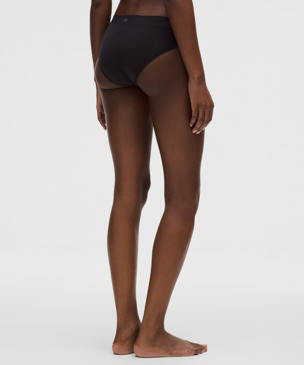 UnderEase Mid-Rise Bikini Underwear *3 Pack Black/Light Ivory/Blush Quartz