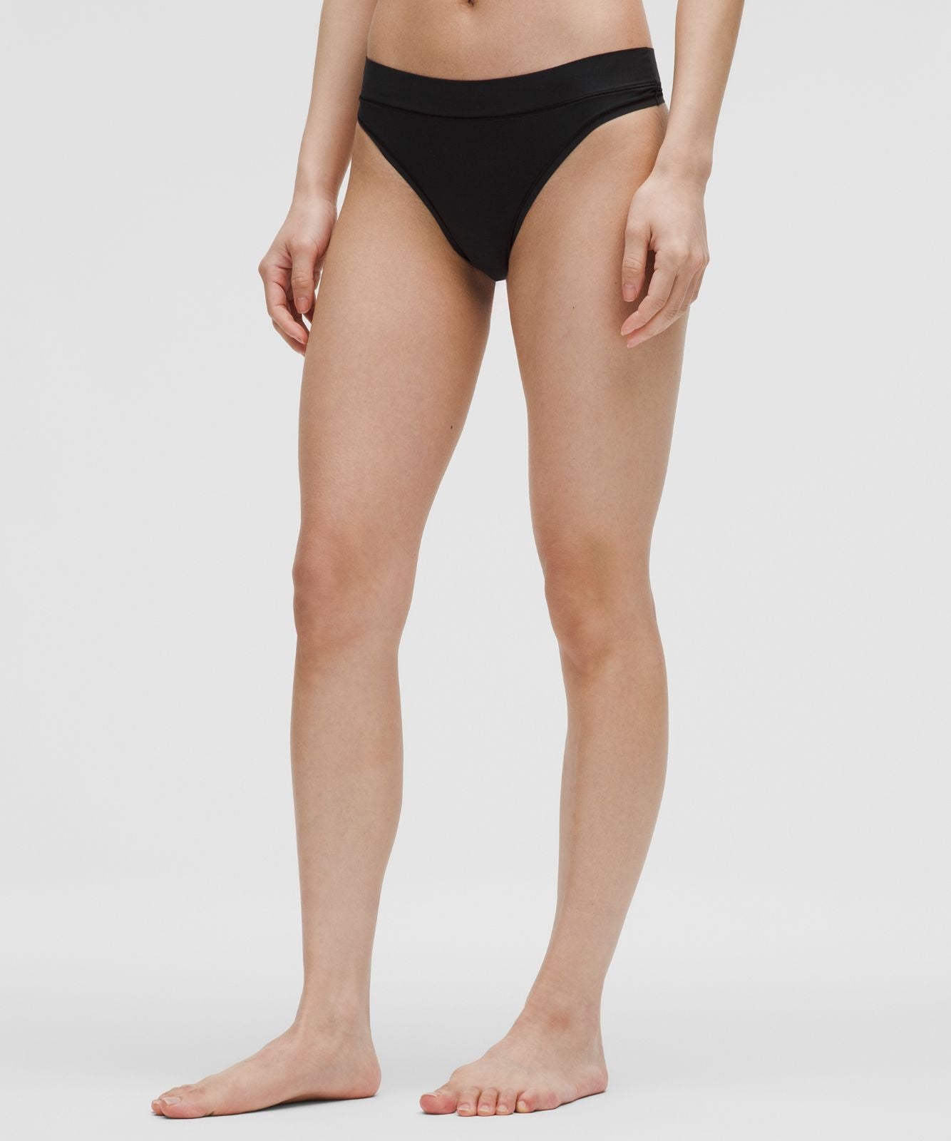 UnderEase Mid-Rise Thong Underwear *5 Pack Black/Black/Silver Drop/Pink Organza/Jumie Stripe White Vapor
