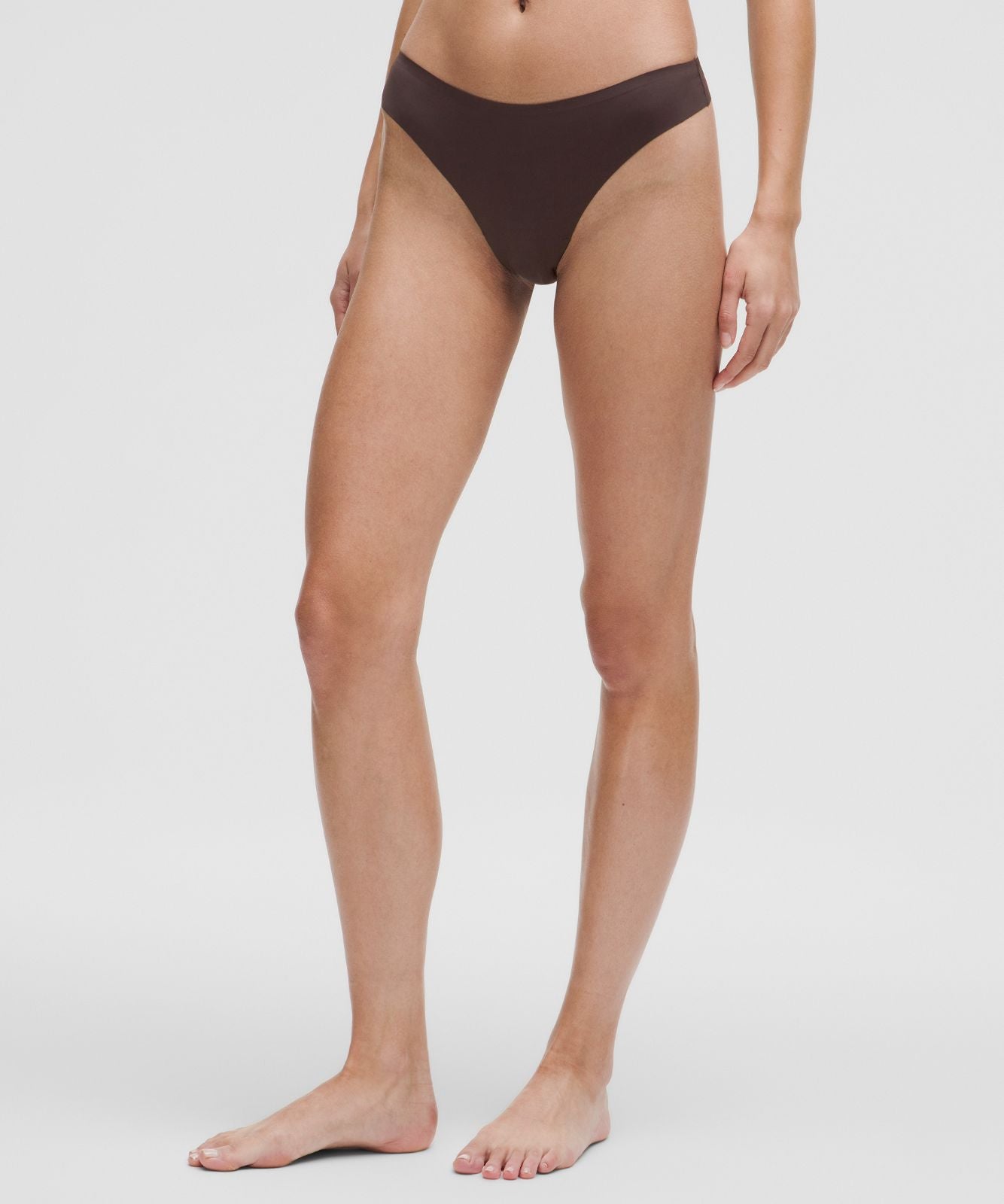 InvisiWear Mid-Rise Thong Underwear *5 Pack Black/Bone/French Press/Adaptive Pink/Garnet