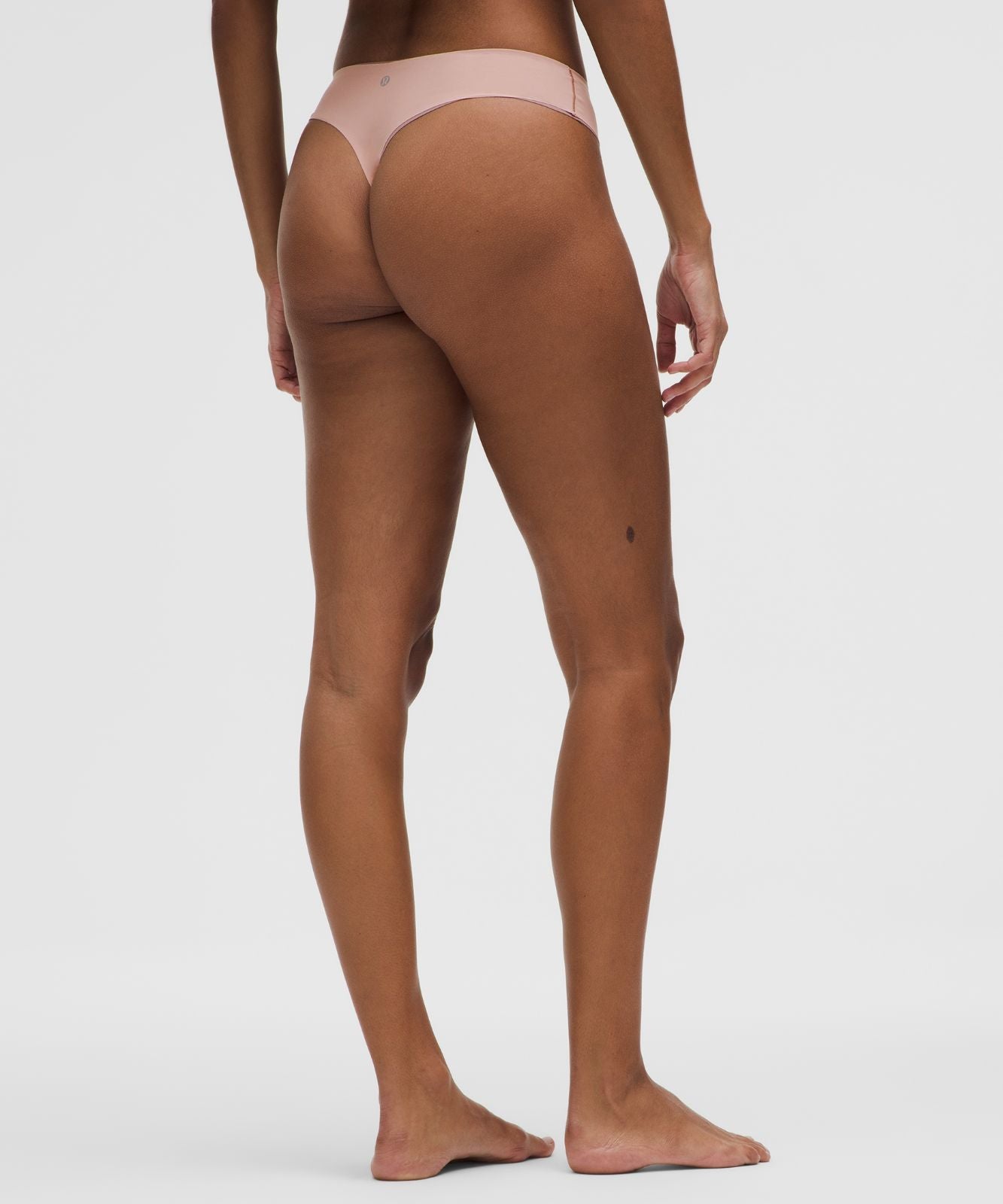 InvisiWear Mid-Rise Thong Underwear *5 Pack Black/Twilight Rose/Pink Clay/Misty Shell/Sandcastle