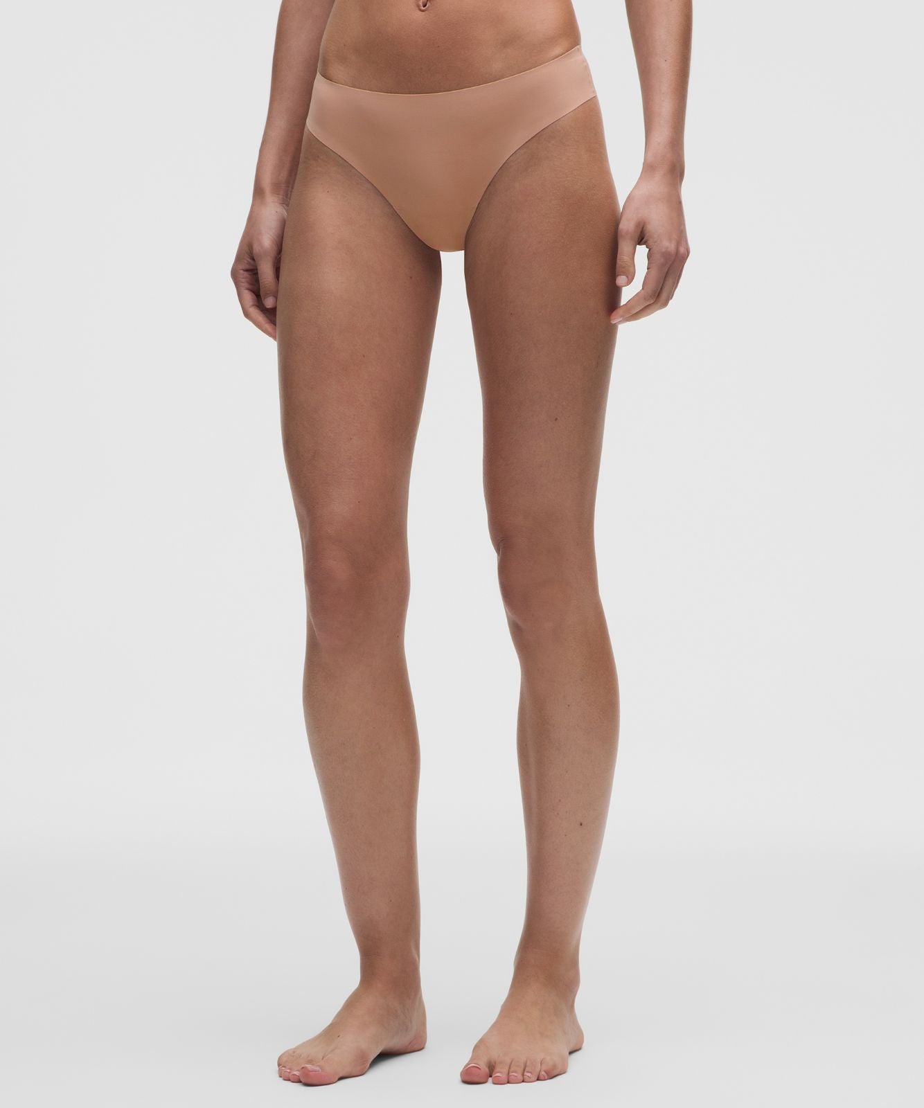InvisiWear Mid-Rise Thong Underwear *5 Pack Black/Twilight Rose/Pink Clay/Sandcastle/Misty Shell