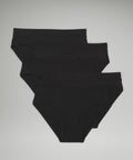 UnderEase Mid-Rise Bikini Underwear *5 Pack Black