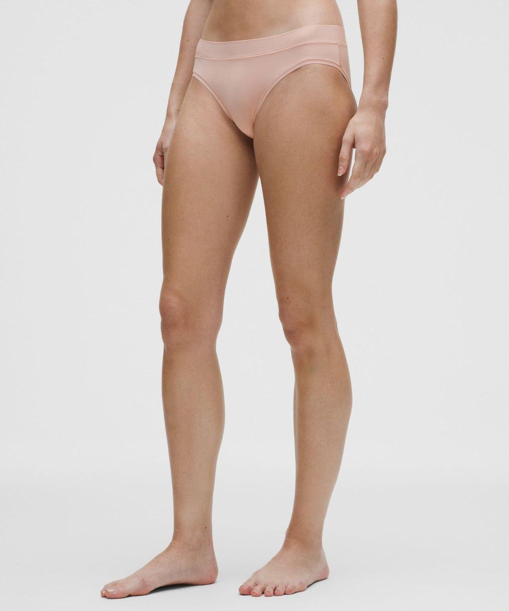UnderEase Mid-Rise Bikini Underwear *5 Pack Black/Twilight Rose/Misty Shell/Sandcastle/Dusty Clay