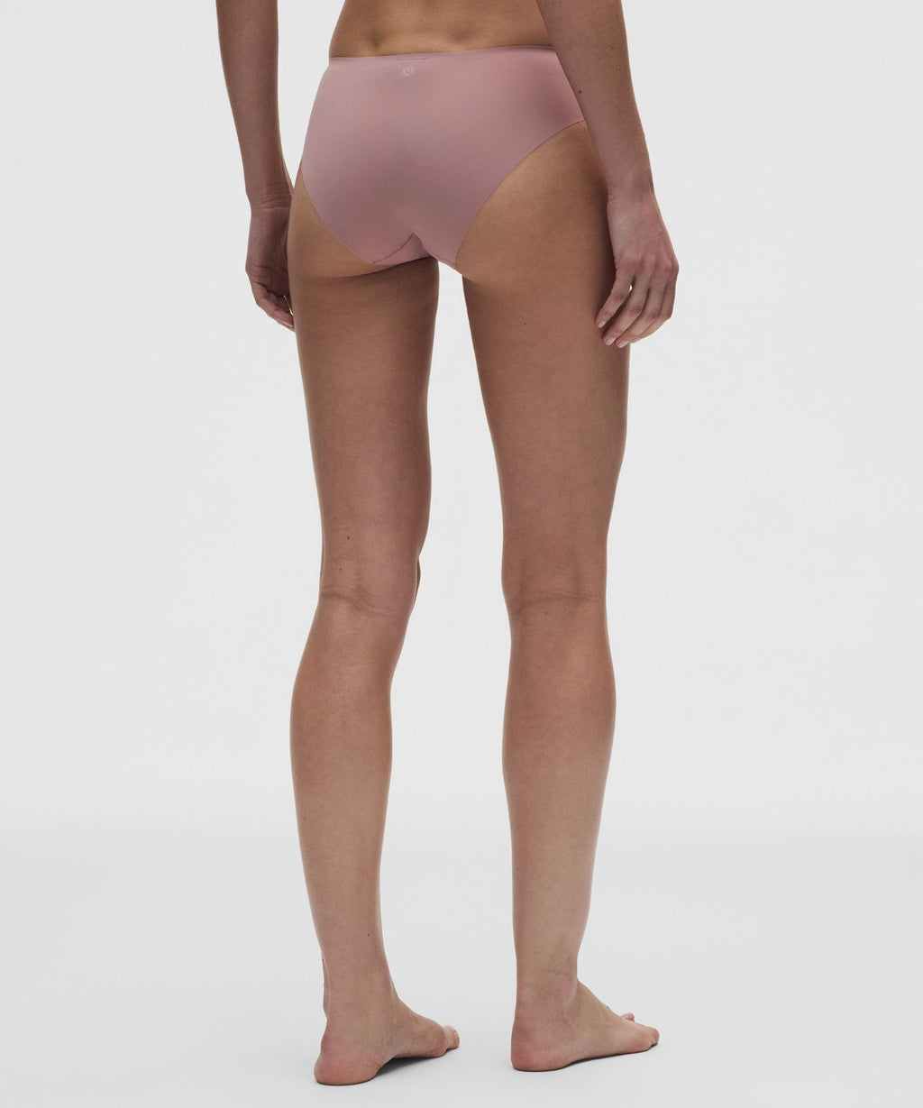 InvisiWear Mid-Rise Bikini Underwear *5 Pack Black/Twilight Rose/Pink Clay/Sandcastle/Misty Shell
