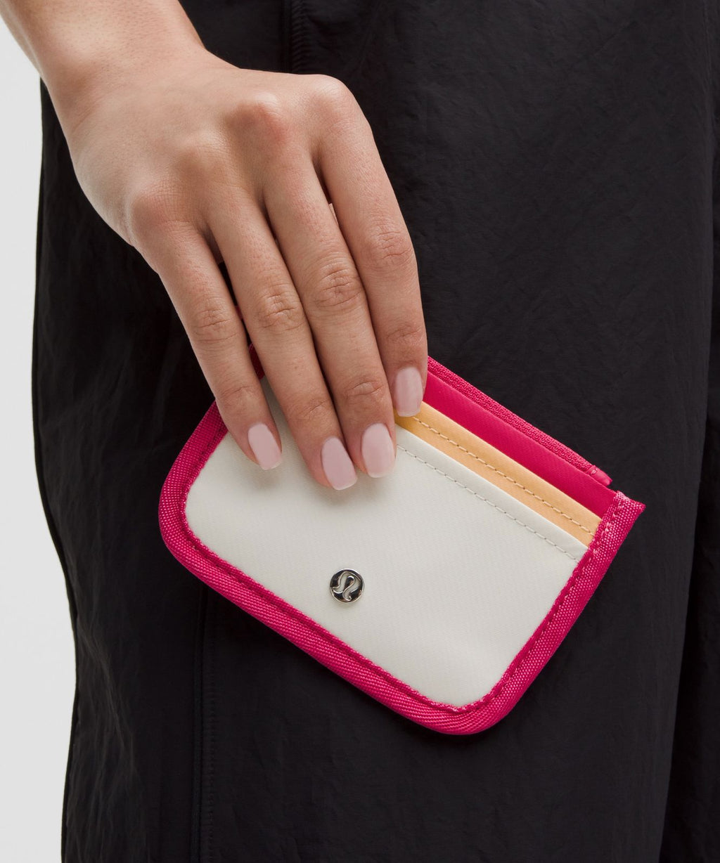 True Identity Card Case Raspberry Coulis/Rock Melon/Light Ivory