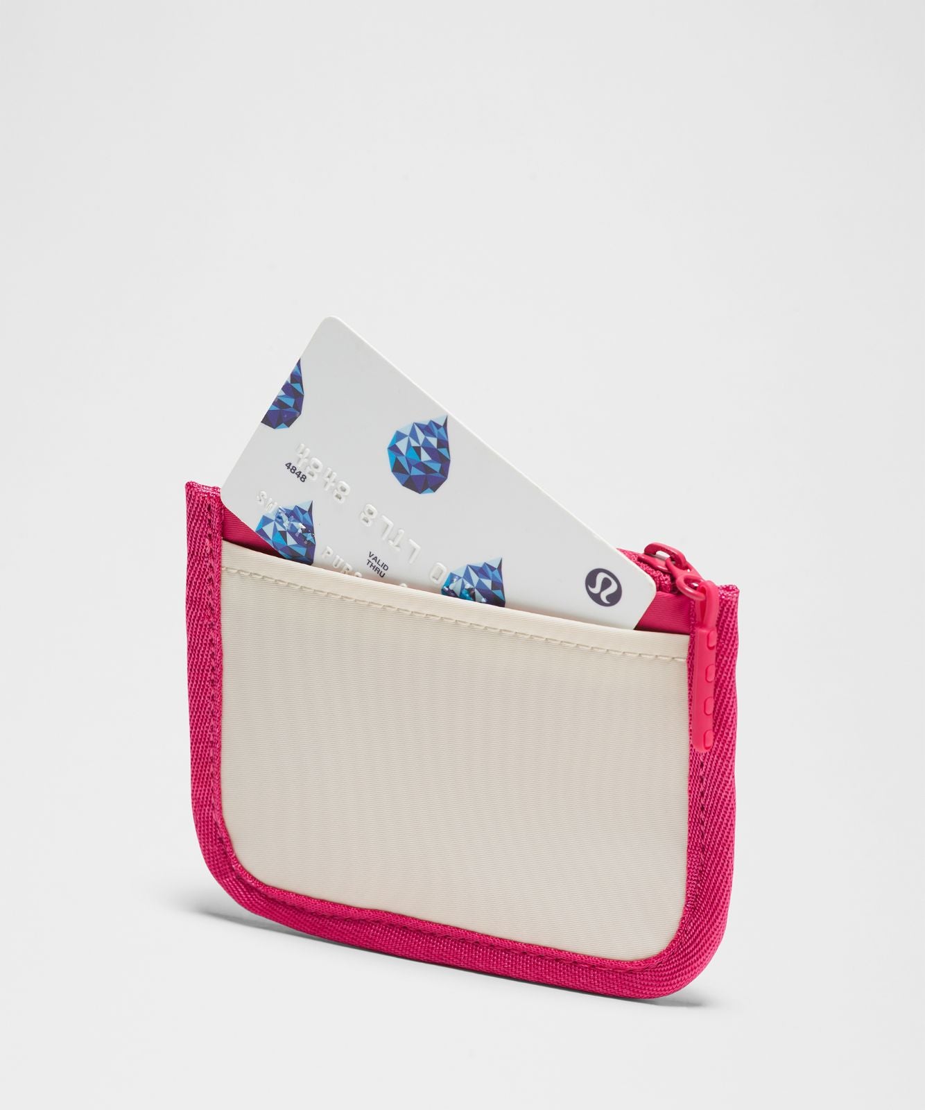 True Identity Card Case Raspberry Coulis/Rock Melon/Light Ivory