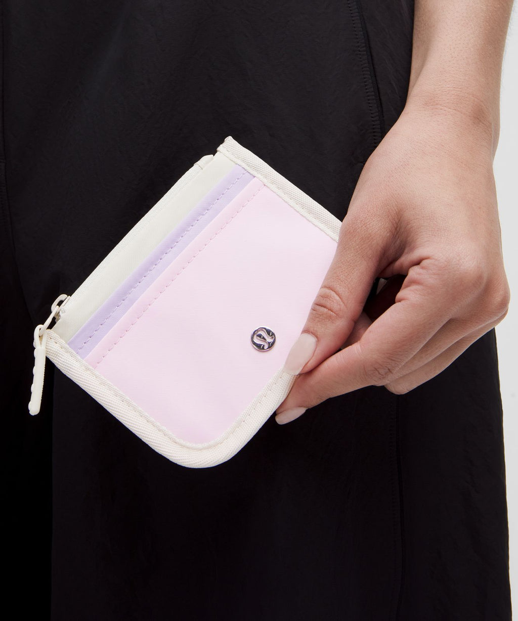 True Identity Card Case Light Ivory/Lavender Frost/Pink Organza