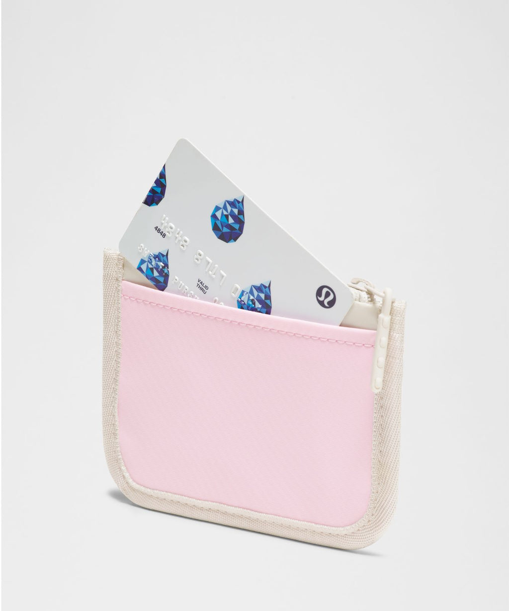 True Identity Card Case Light Ivory/Lavender Frost/Pink Organza