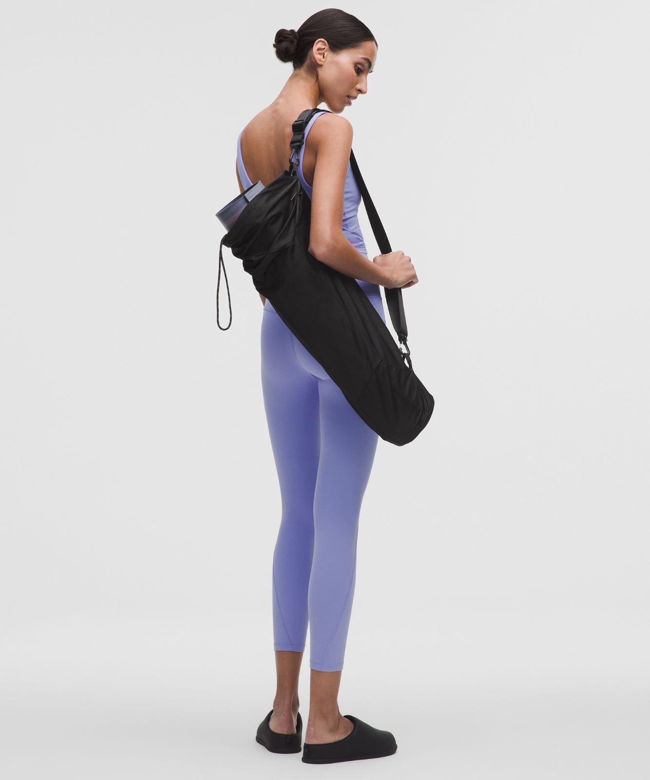 Adjustable Yoga Mat Bag Black