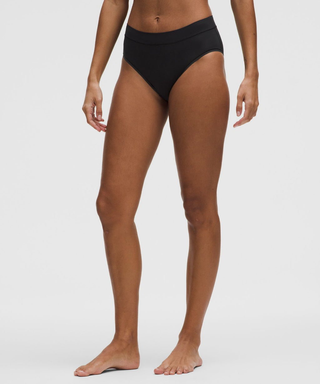 UnderEase High-Rise Bikini Underwear *3 Pack Pink Haze/Light Ivory/Black