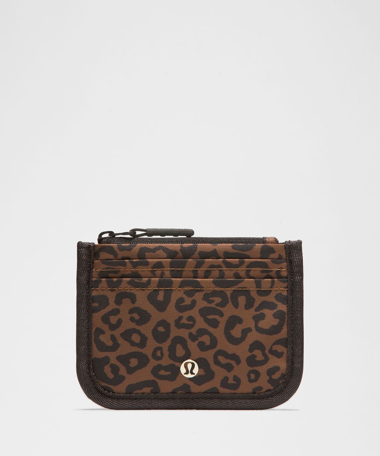 True Identity Card Case Leopardo Shift Midi Desert Khaki Multi/Night Brown/Gold