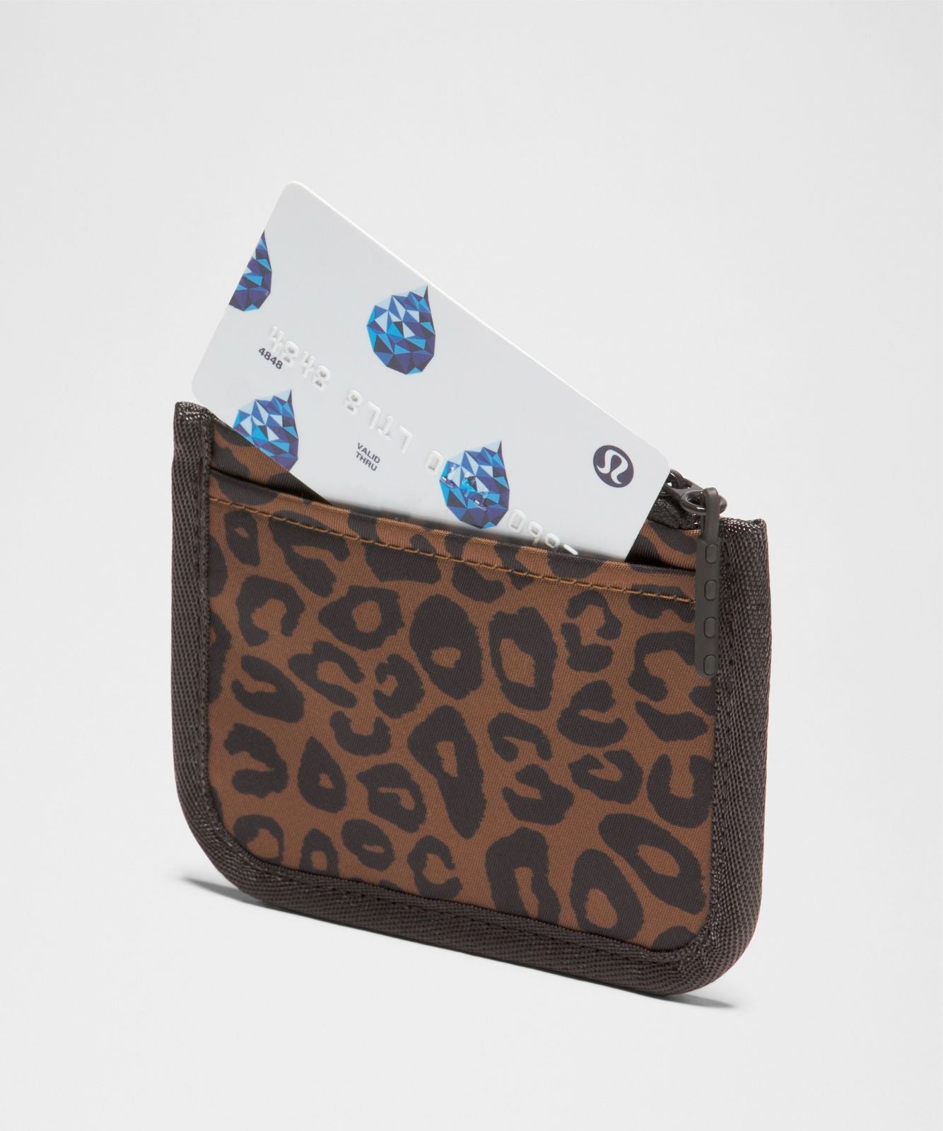 True Identity Card Case Leopardo Shift Midi Desert Khaki Multi/Night Brown/Gold