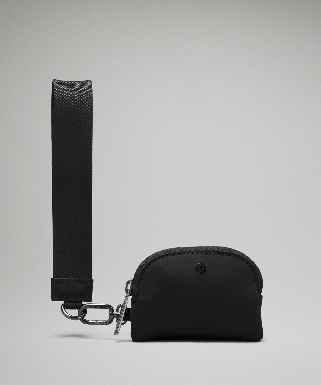 Dual Pouch Wristlet Black