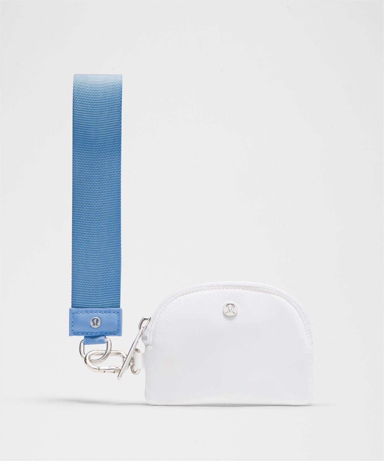 Dual Pouch Wristlet Pool Party/White