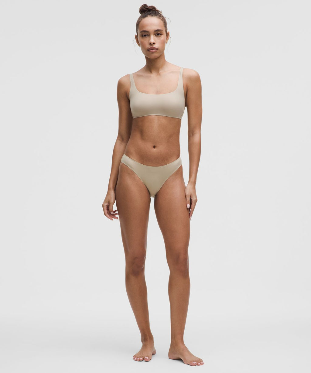 Wundermost Ultra-Soft Nulu Mid-Rise Bikini Underwear *3 Pack Black/Bone/Sheer Oak