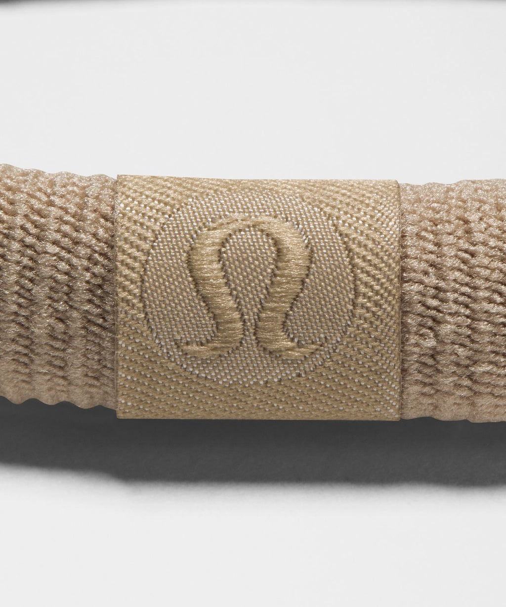 Knit Hair Ties *6 Pack Wacky Khaki/Breakfast Tea/White