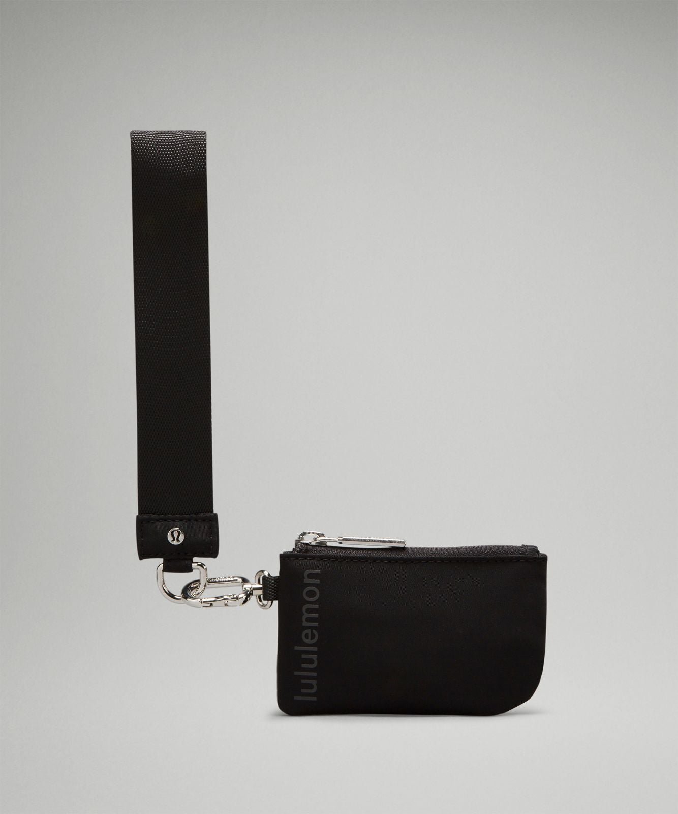 Dual Pouch Wristlet Black/Traverse Grey