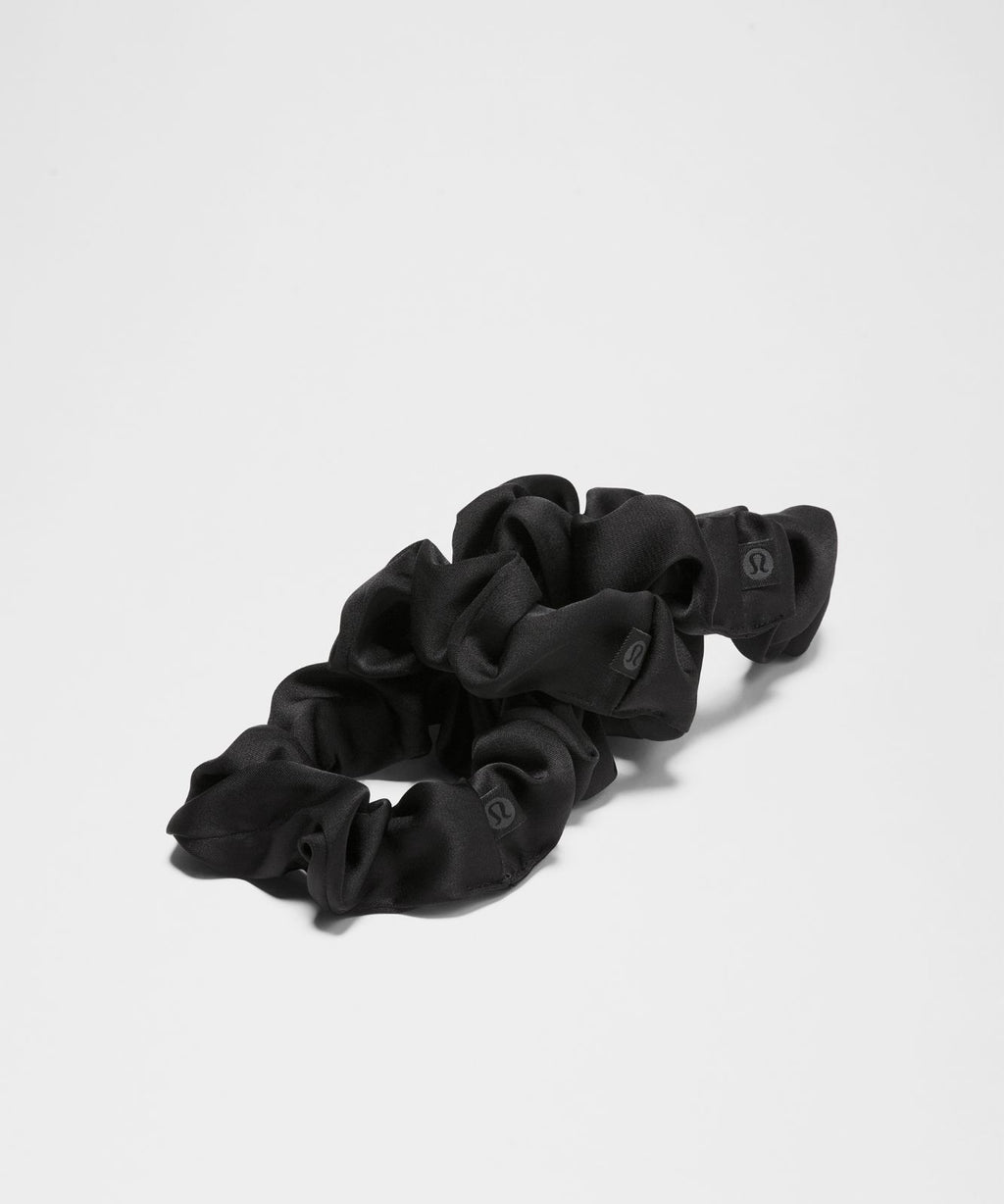 Uplifting Scrunchies Satin *3 Pack Black