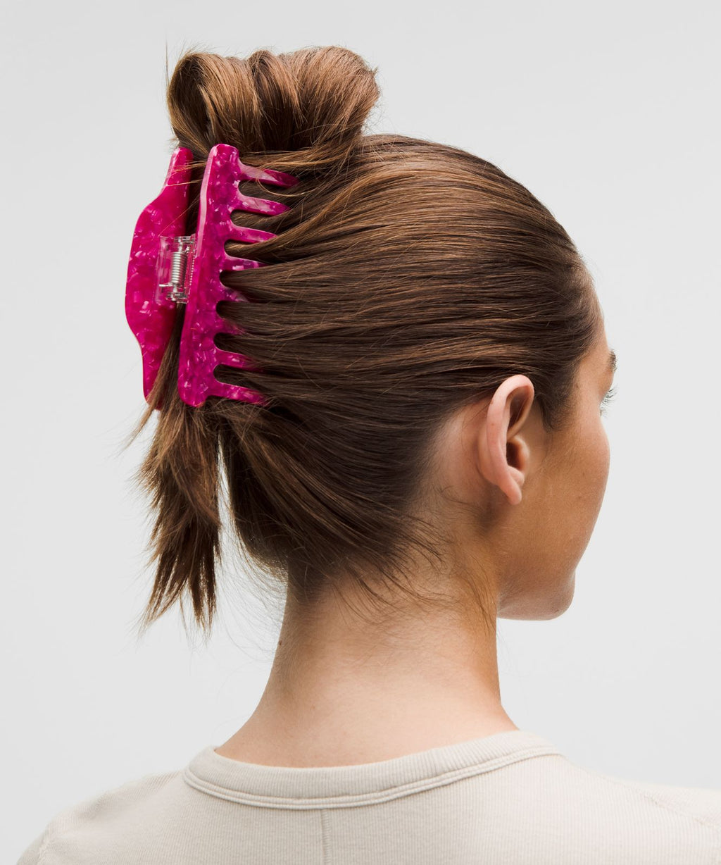 Jumbo Claw Clip Magenta Smoke/Violet Red