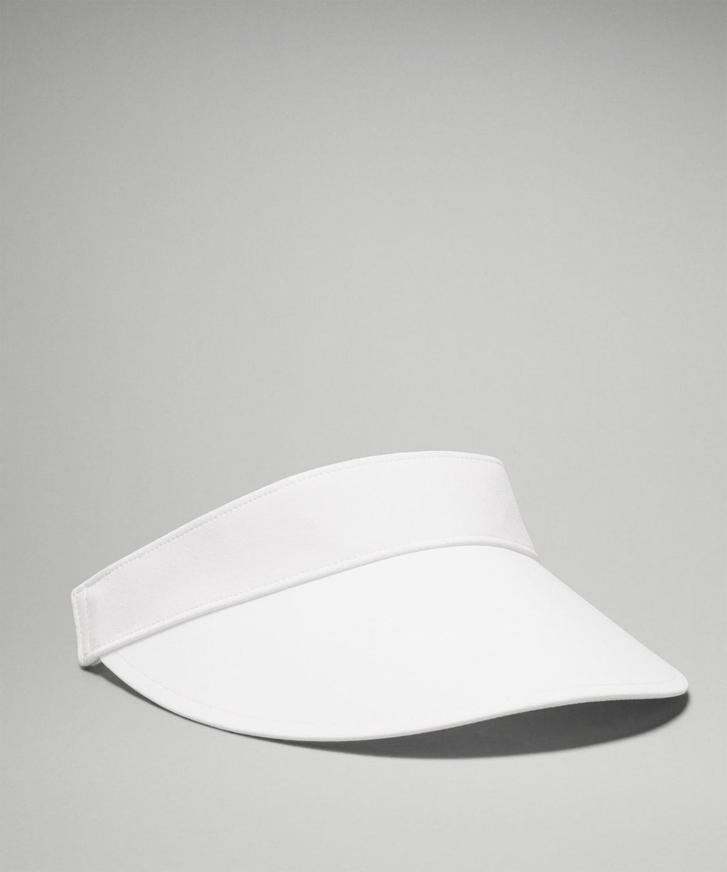Women's Fast Paced Wide Band Running Visor White