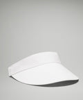 Women's Fast Paced Wide Band Running Visor White