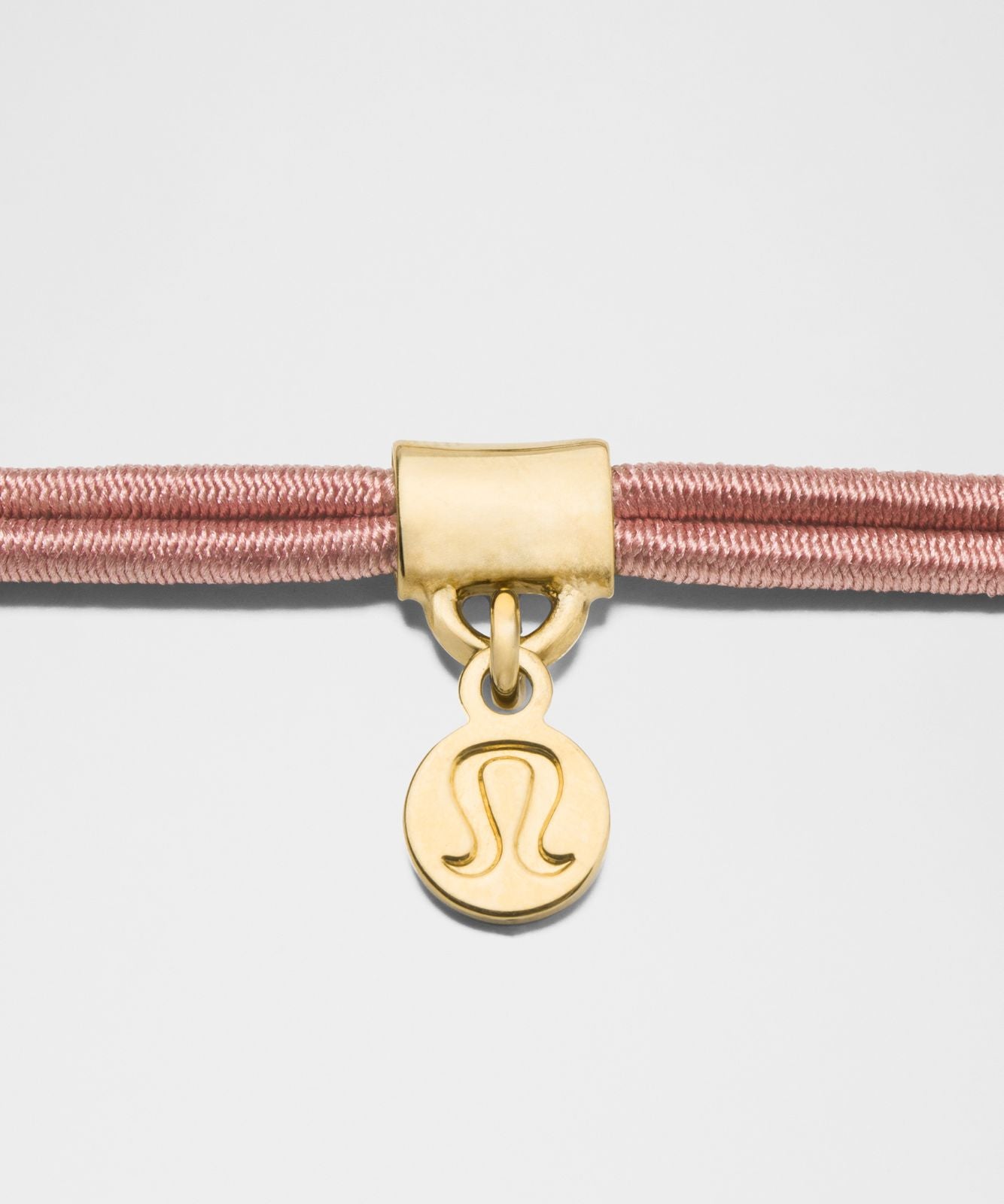 Logo Bead Hair Ties *3 Pack Blissful Pink/Red Clay/Rockwood/Gold