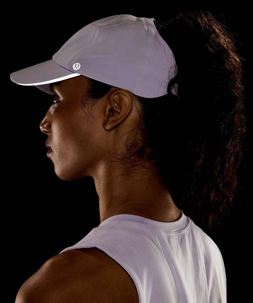Women's Fast and Free Ponytail Running Hat Lavender Frost