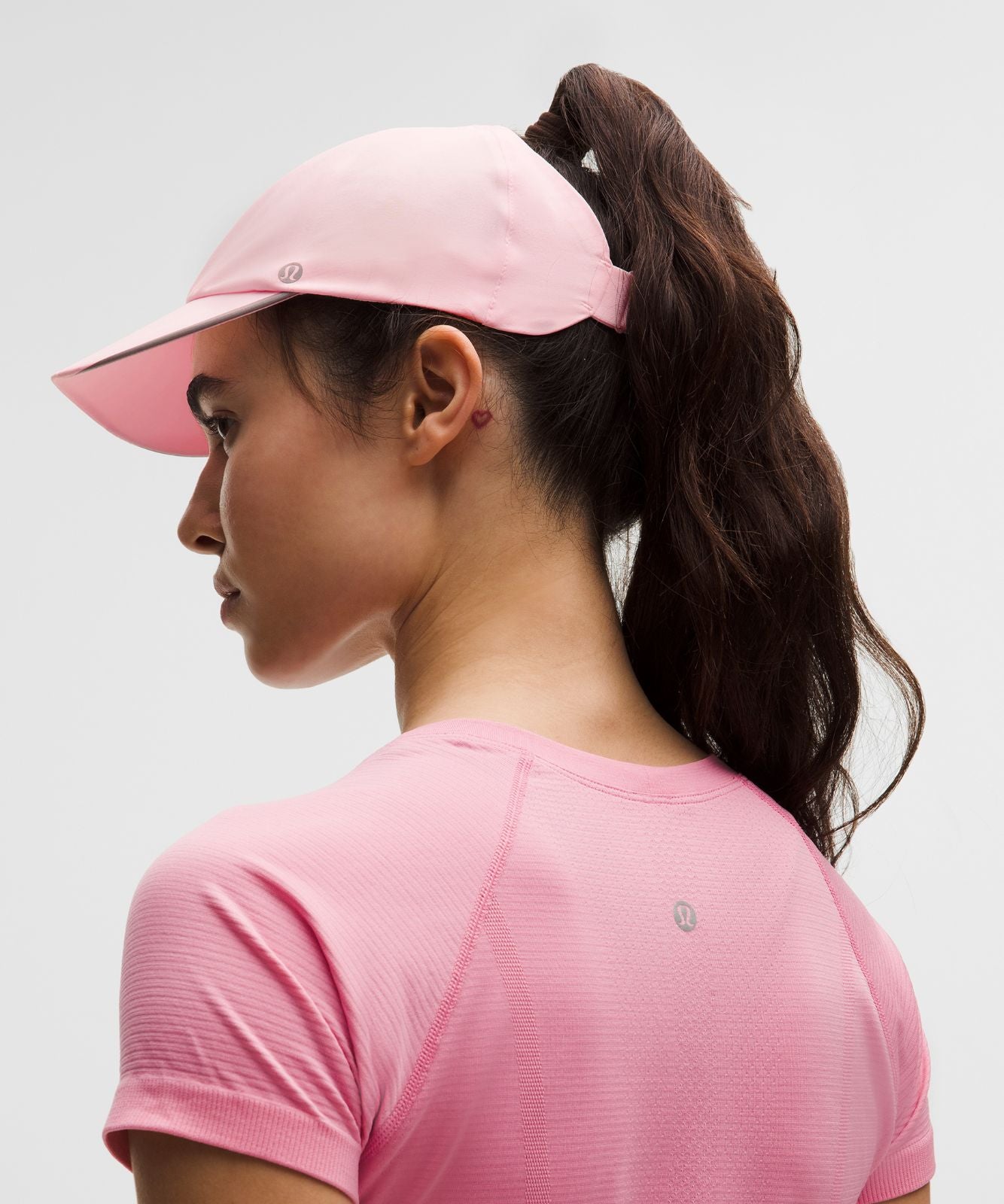 Women's Fast and Free Ponytail Running Hat Pink Pearl