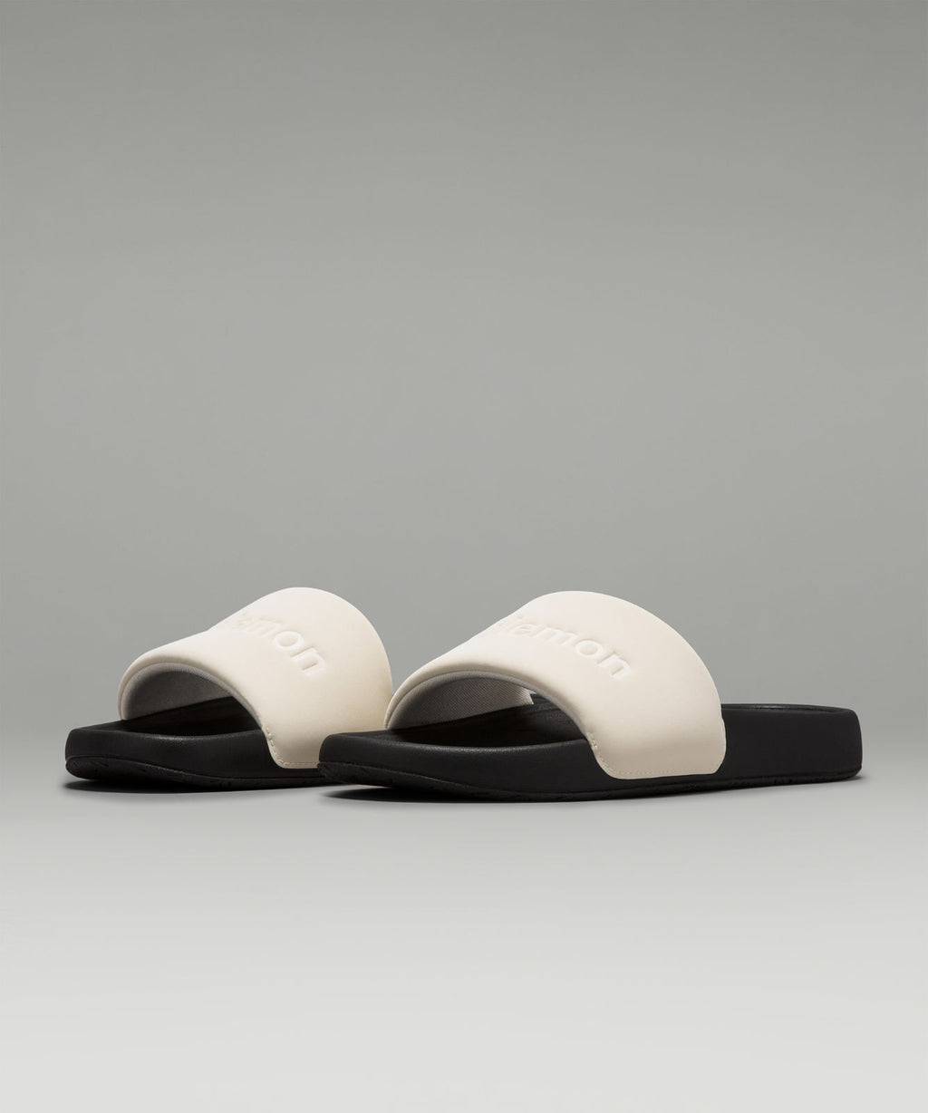 Women's Restfeel Slide *Graphic Light Ivory/Black/Light Ivory