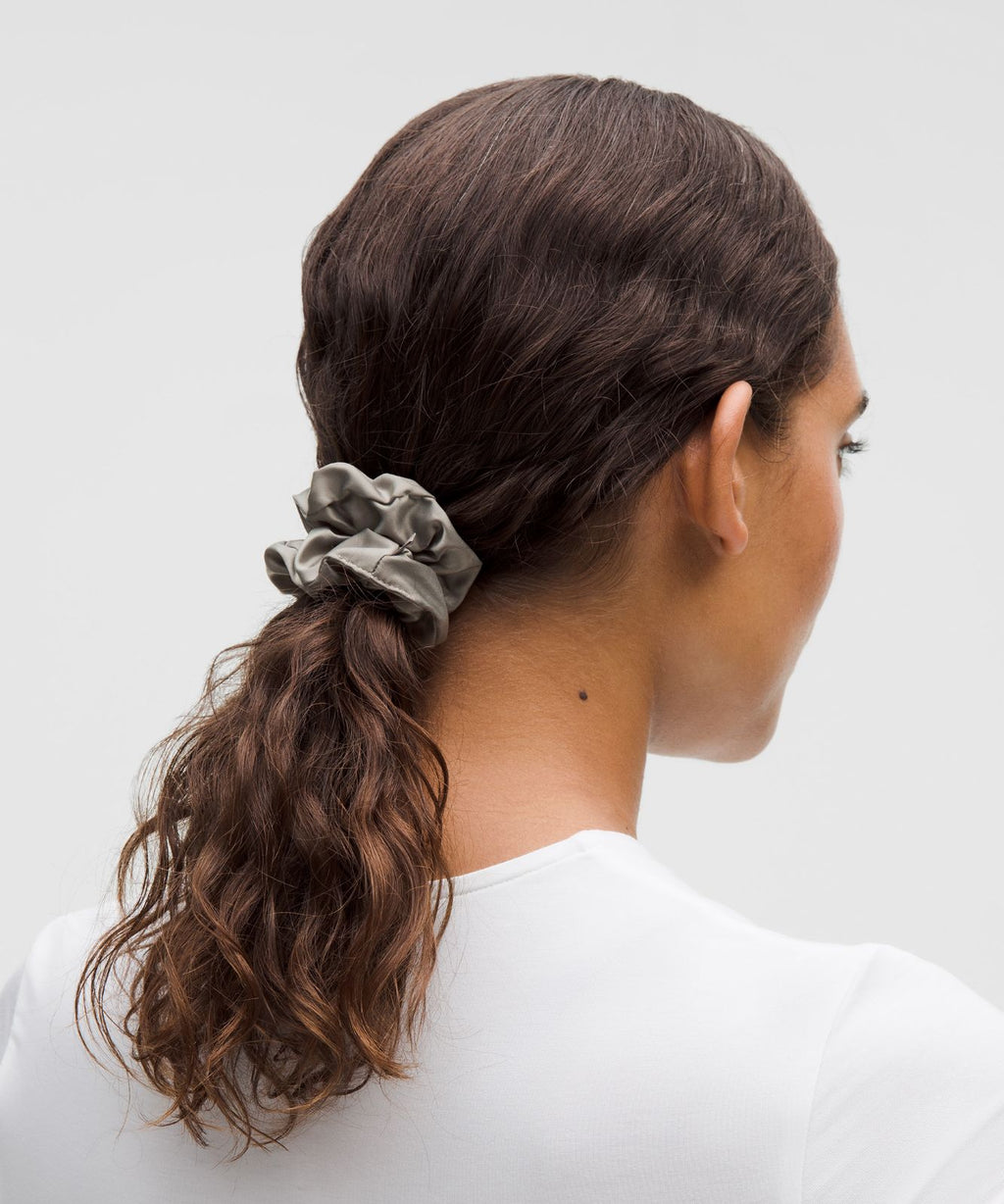 Uplifting Scrunchies Satin *3 Pack Warm Ash Grey/Serene Blue/Light Ivory