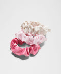 Uplifting Scrunchies Satin *3 Pack Candy Cloud/Blissful Pink/Light Ivory