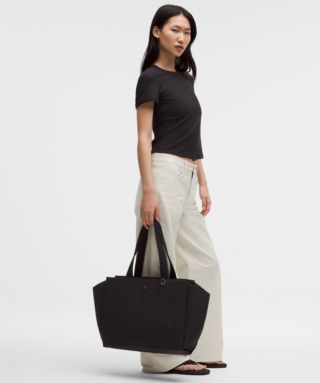 Triple Compartment Tote Bag 18L Black