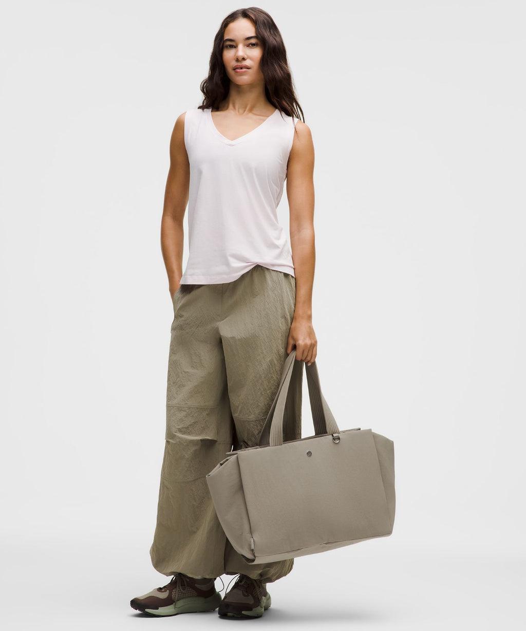 Triple Compartment Tote Bag 18L Warm Ash Grey