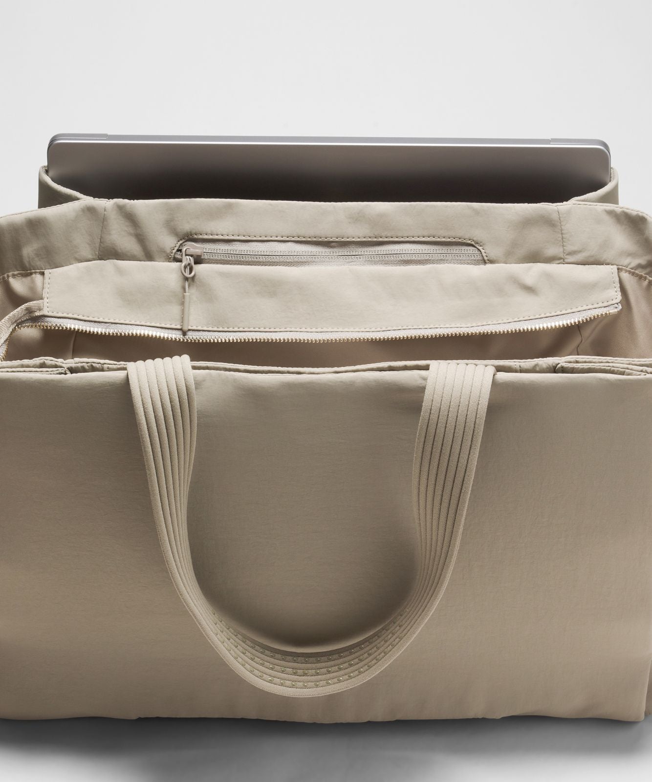 Triple Compartment Tote Bag 18L Warm Ash Grey/Gold