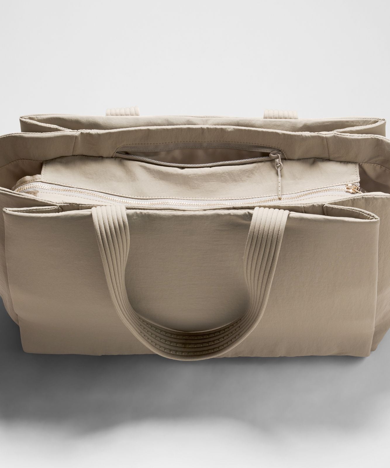 Triple Compartment Tote Bag 18L Warm Ash Grey/Gold
