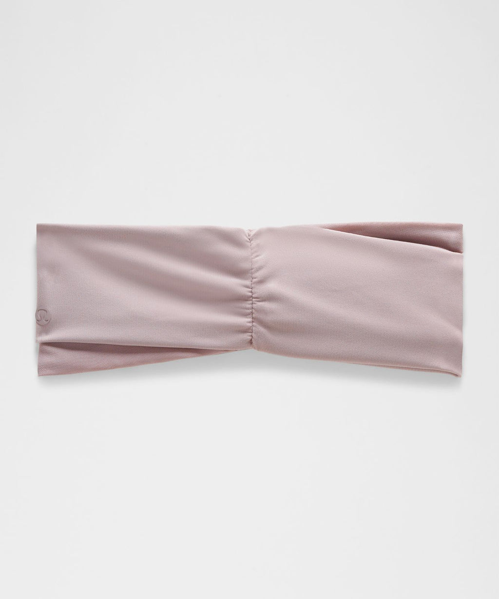 Crossover Headband Mauve Grey