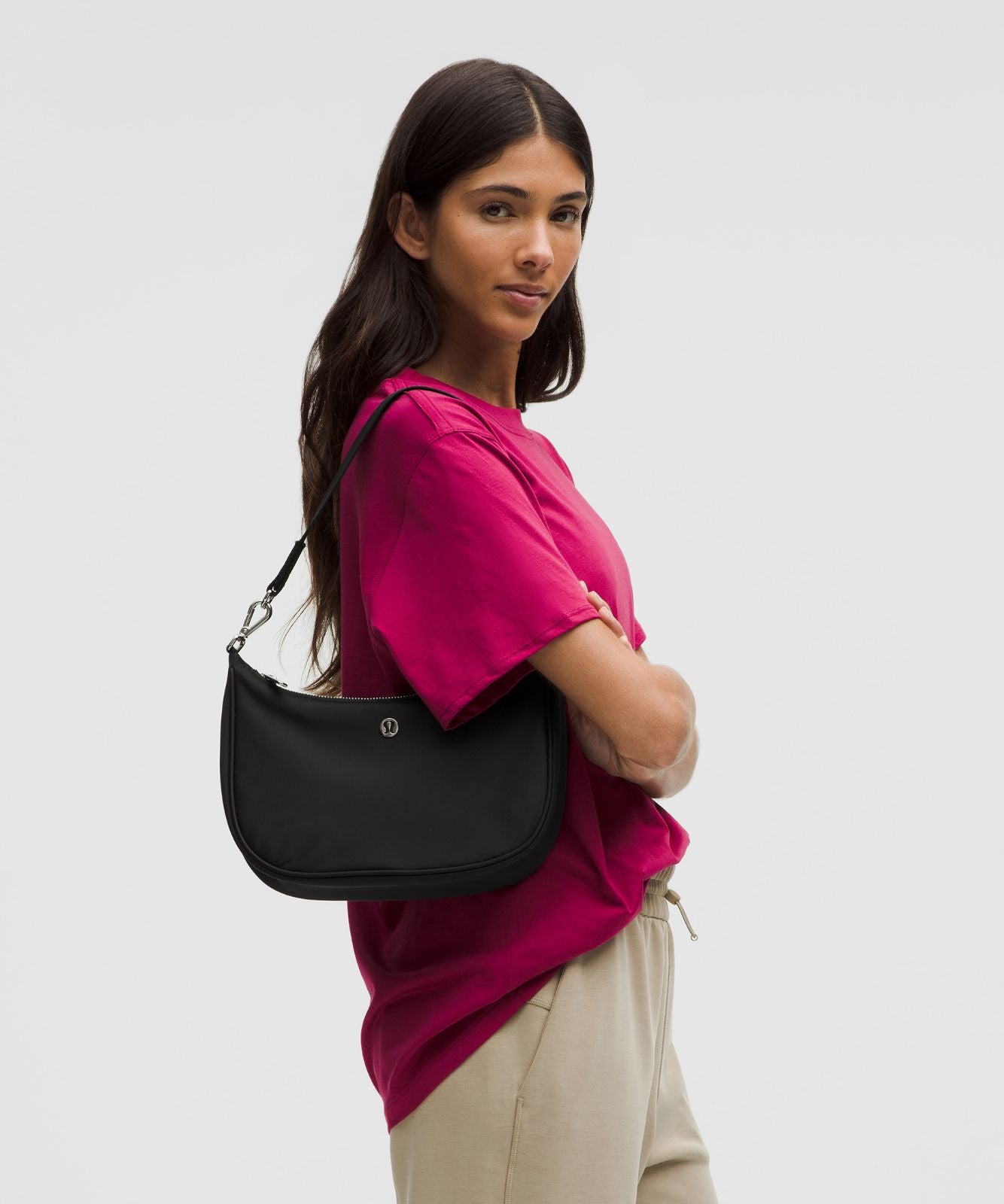 City Essentials Small Shoulder Bag 3L Black
