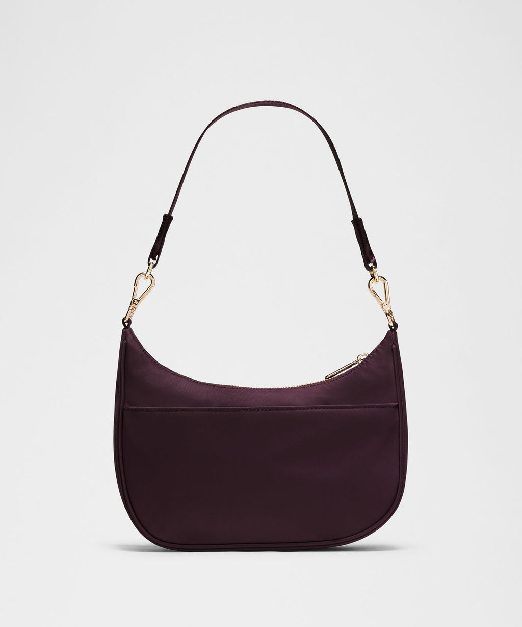 City Essentials Small Shoulder Bag 3L Black Plum