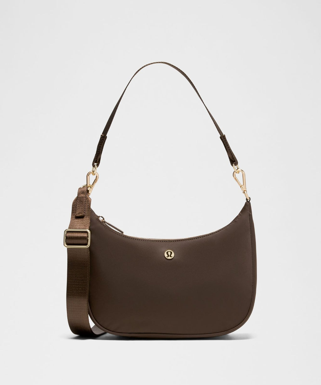 City Essentials Small Shoulder Bag 3L Walnut Crunch/Gold