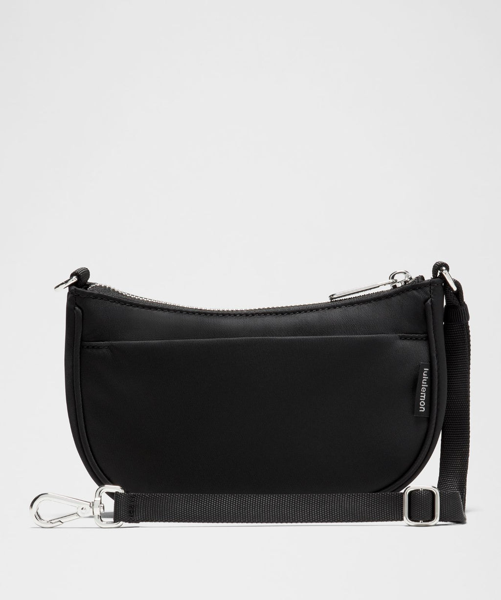 City Essentials Mini Shoulder Bag 1L Black/Silver