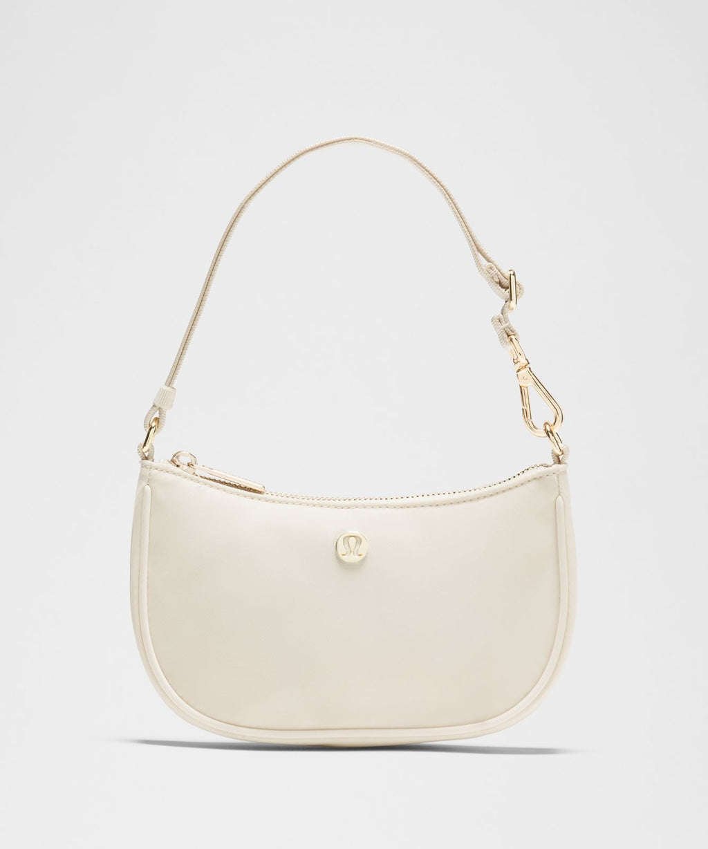 City Essentials Mini Shoulder Bag 1L Light Ivory/Gold